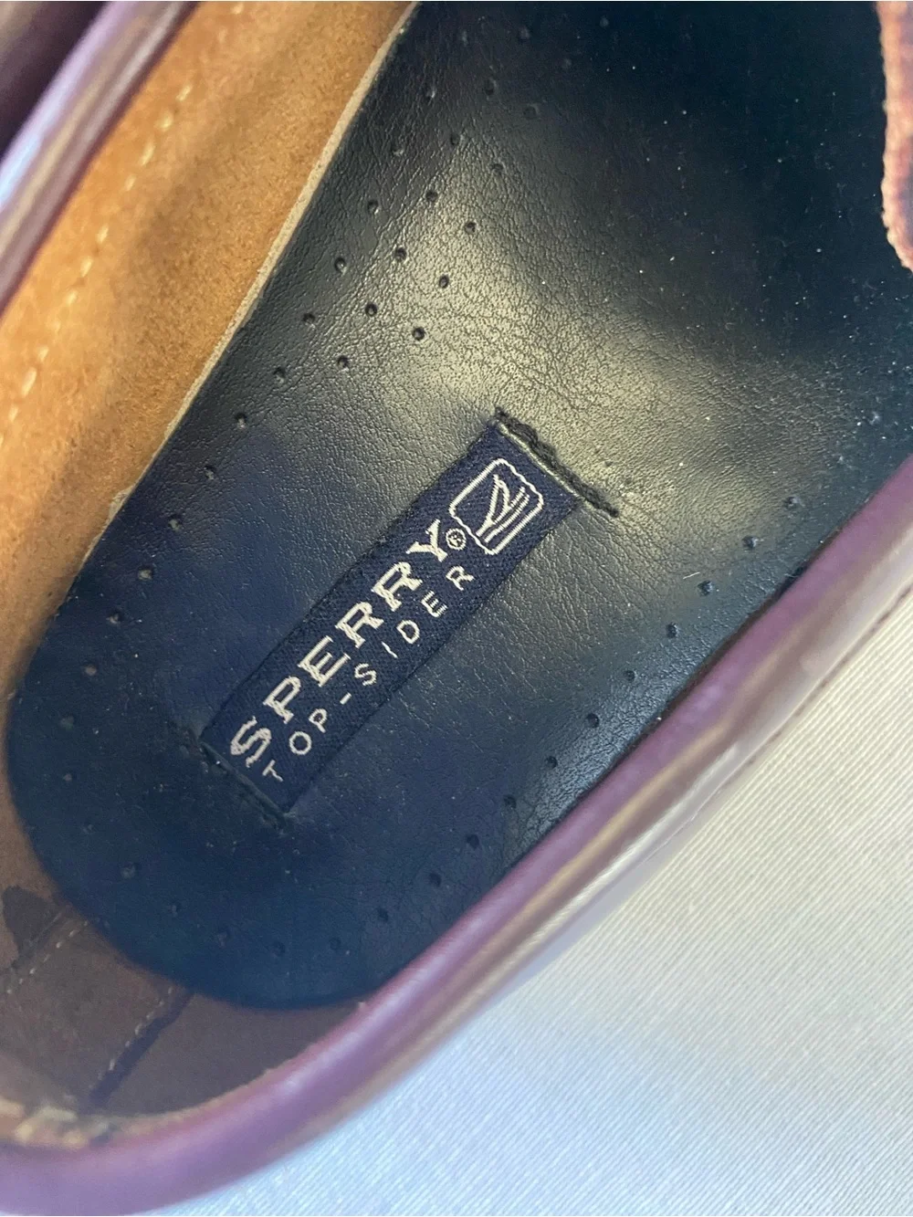 Sperry Boys Burgundy Top-Sider Penny Loafers